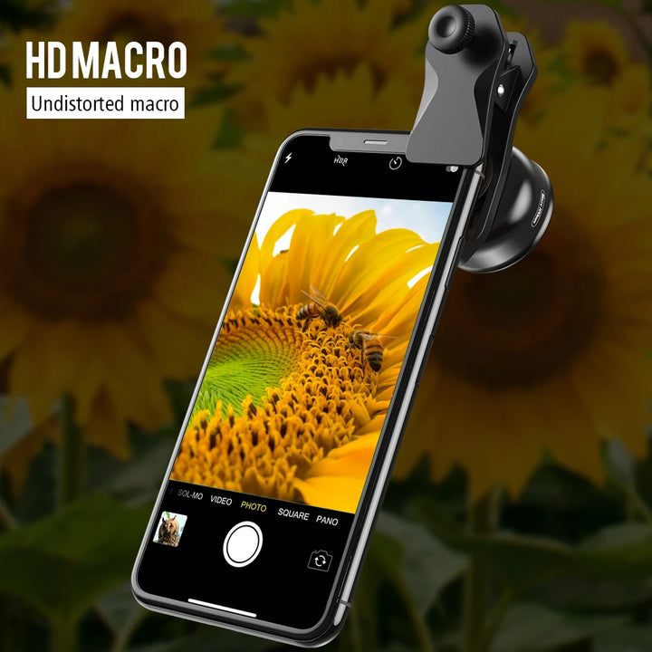 APEXEL For dropshipping camera phone lens 100mm macro Mobile lens macro Camcorder lenses for iPhone Samsung all smartphone