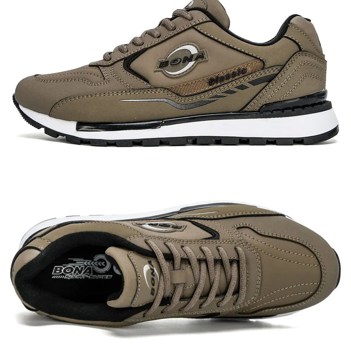 BONA 2023 New Designers  Man Anti-slip Jogging Footwear Trendy Running Shoes Men Outdoor Walking Sport Shoes Man Sneaker