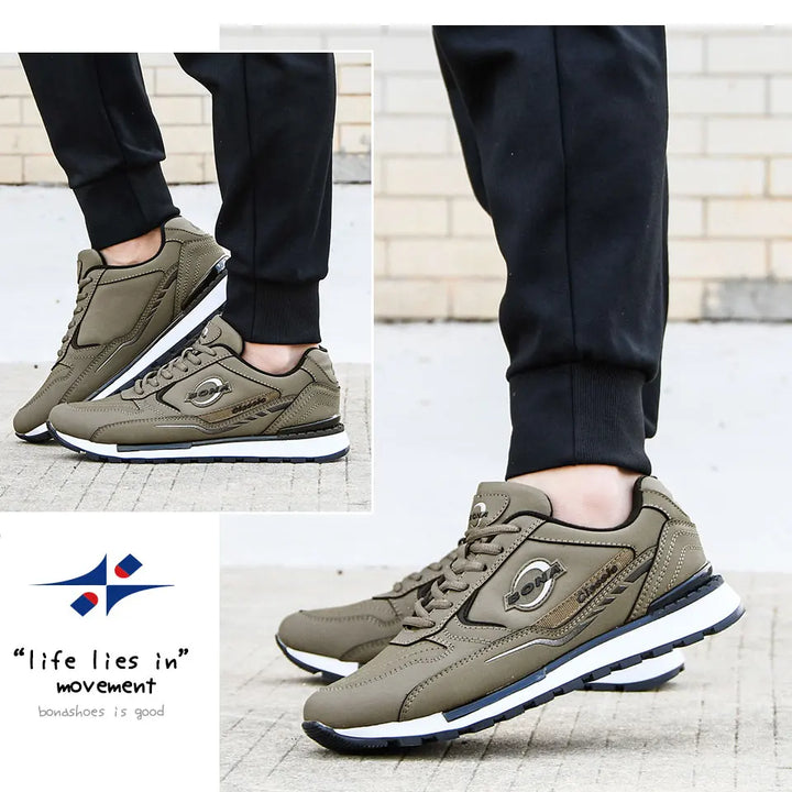 BONA 2023 New Designers  Man Anti-slip Jogging Footwear Trendy Running Shoes Men Outdoor Walking Sport Shoes Man Sneaker