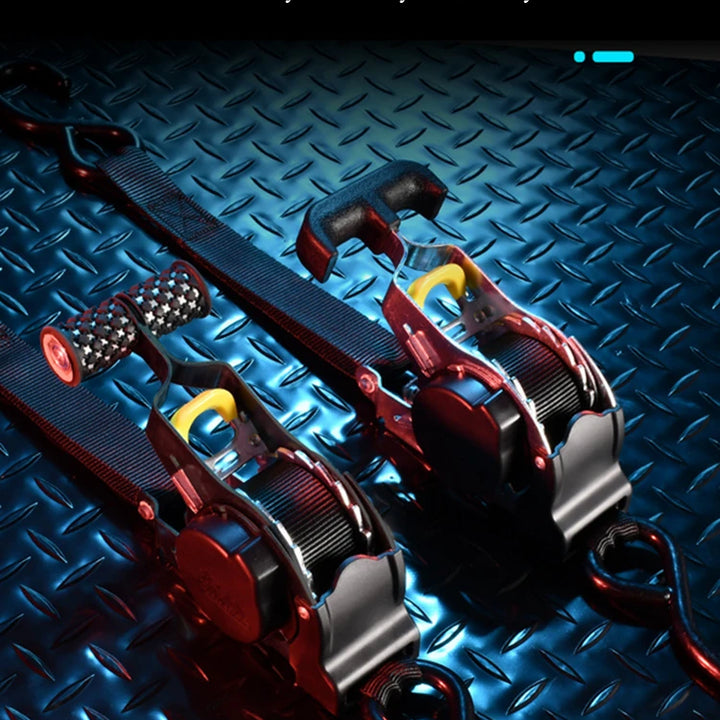 Auto Straps For Cargo Tape Retractable Belts For Motorcycles Ratchet Strap For Load Luggage Strap Ratchet Tensioner Belt For Car