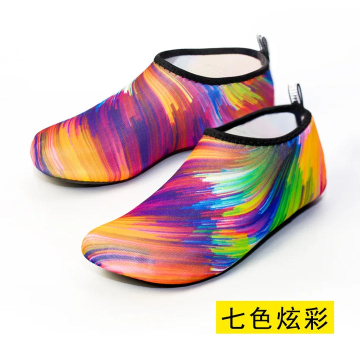 Unisex Water Shoes Swimming Diving Socks Summer Aqua Beach Sandal Flat Shoe Seaside Non-Slip Sneaker Socks Slipper for Women Men