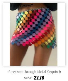 Sexy see through metal sequin summer dress women 2024 backless club birthday party dresses woman mini slip evening dress vestido