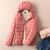 Women Autumn Down Jacket 2022 New Arrivals 90% White Duck Down Ultra Light Fashion Hooded Keep Warm Puffer Jacket