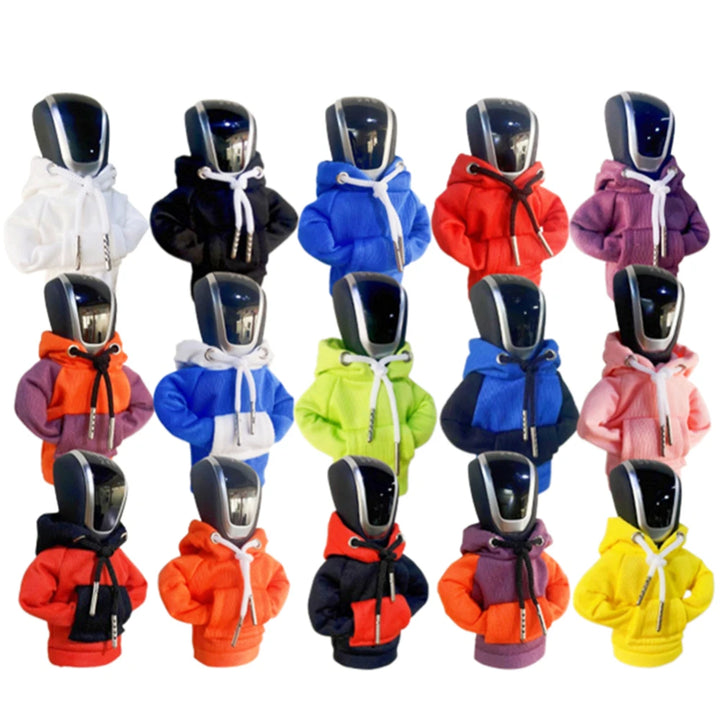 Stick Shift Gearshift Cover Gearbox Hoodies Car Decorating Shift Knob Covers Speed Lever Changes Sweatshirt Gear Lever Sweater