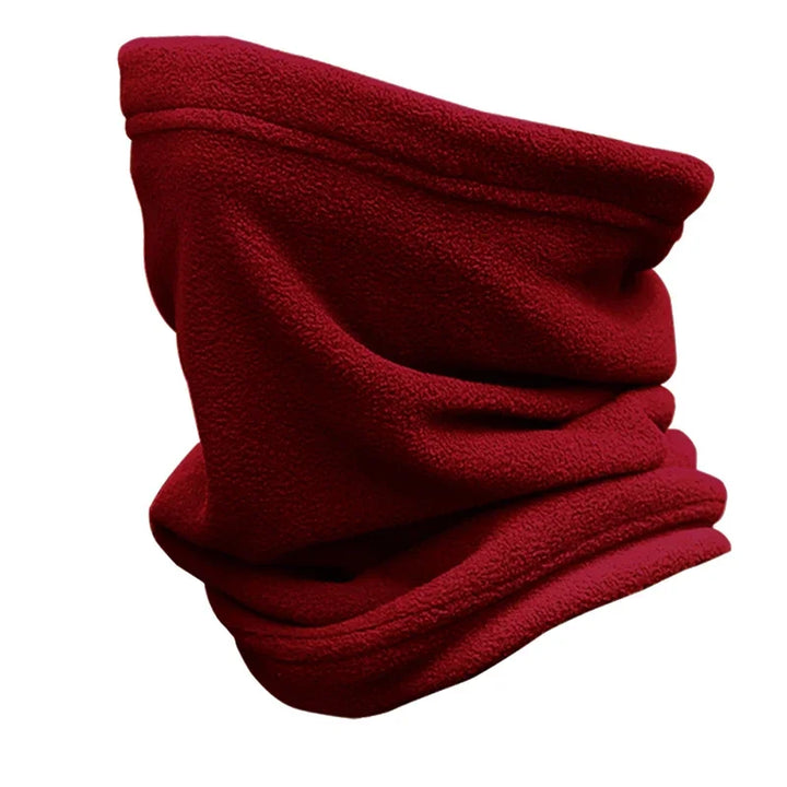 Unisex Polar Fleece Warm Scarf Winter Autumn Ring Women Outdoor Sport Cycling Hiking Bandana Solid Scarf Men Headband Neck Scarf