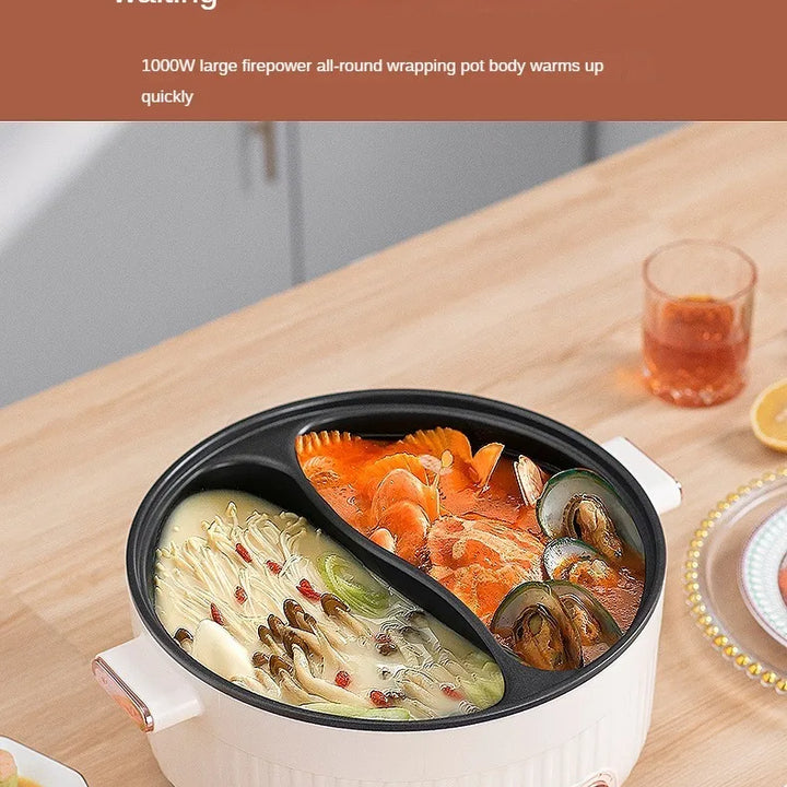 Electric hot pot Household small electric hot pot nonstick electric pot electric hot pot household nonstick pan Electric Cooker