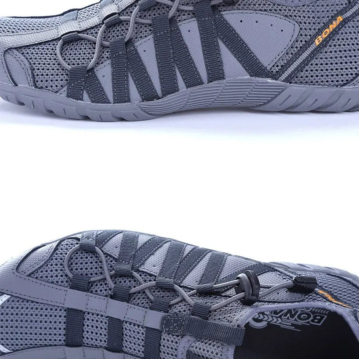 BONA New Popular Style Men Running Shoes Lace Up Athletic Shoes Outdoor Walkng jogging Sneakers Comfortable