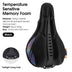WEST BIKING Comfortable Bicycle Saddle Cover Breathable Rebound Silicone Foam Bike Seat Cover With Rain Cover Bike Accessories
