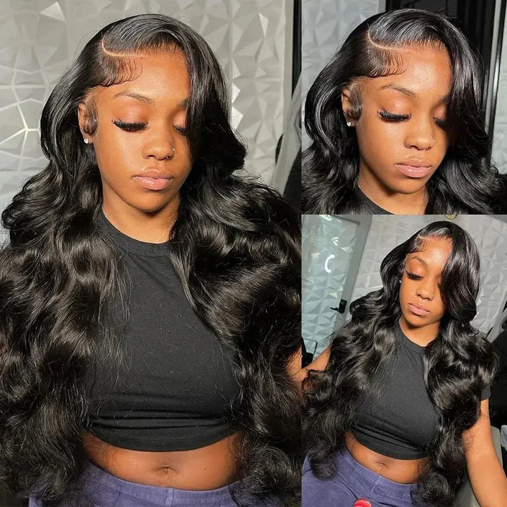 Brazilian 13x4 Hd Lace Frontal Human Hair Wigs For Women 30 40 Inch 200 Density 13x6 Body Wave Lace Frontal Human Hair Wig