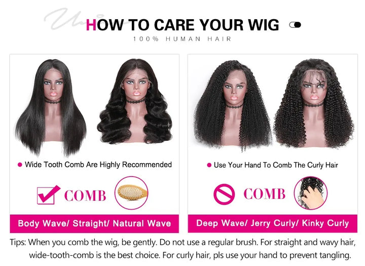 UNice Hair Ombre Brown Yaki Straight V Part Wig 100% Human Hair Upgrade U Part Wig Easy Blend Super Natural Human Hair Wigs