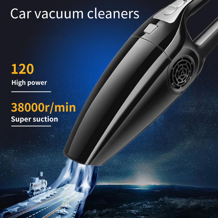 In-car Vehicle Household Indoor Large Vacuum Cleaner Power Large Suction Strong Vacuum Vehicle Small Vehicle Vacuum Cleaner Dry-wet Dual-use 12V