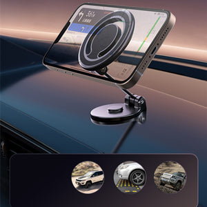 1080 Rotate Magnetic Car Phone Holder Stand Magnet Car Mount Support GPS Mobile Bracket in Car For Macsafe iPhone Samsung Xiaomi