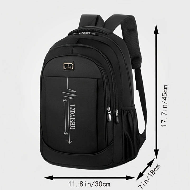 1pc Simple Fashion Business Backpack, Casual Travel Backpack, Large Capacity Laptop Storage Backpack (Zipper Direction Random)