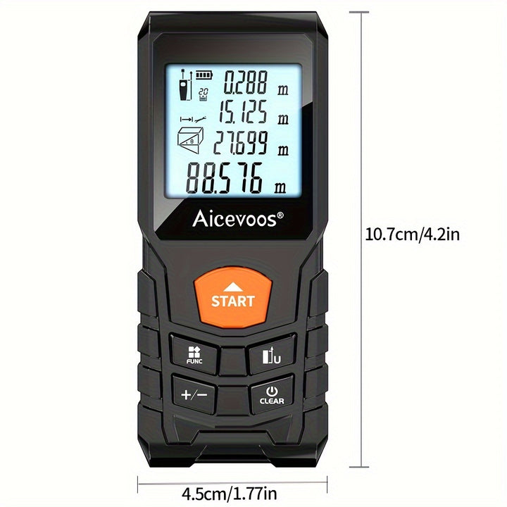 Aicevoos Digital Laser Rangefinder 50M 70M 100M 120M Laser Distance Meter Trena Laser Tape Measure Roulette Range Finder