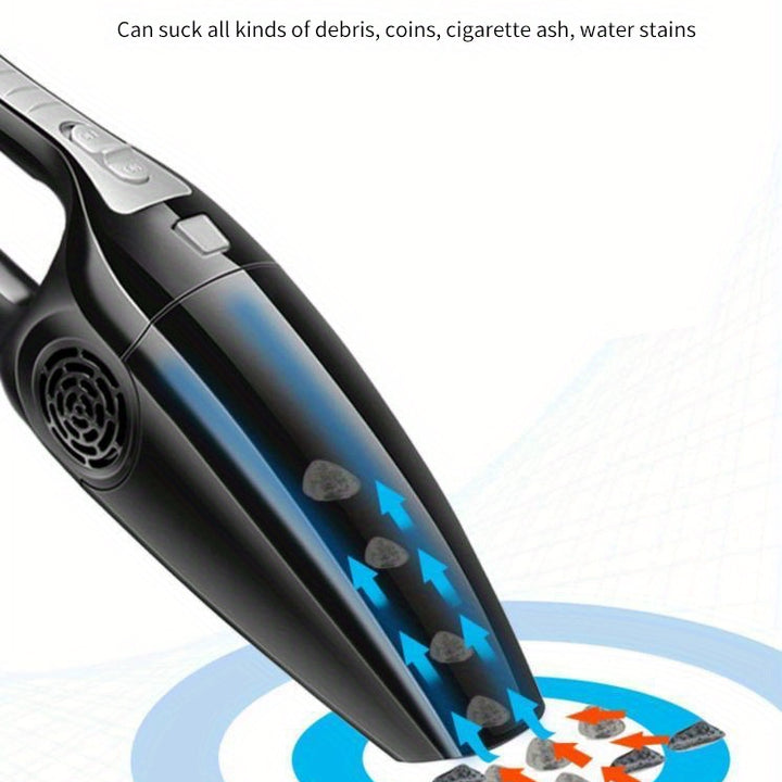 In-car Vehicle Household Indoor Large Vacuum Cleaner Power Large Suction Strong Vacuum Vehicle Small Vehicle Vacuum Cleaner Dry-wet Dual-use 12V
