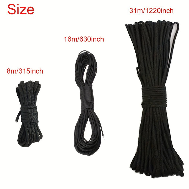 8/16/31 Meters 4mm 7 stand Cores Tent cord for Lanyard Picnic Camping Rope Clothesline Pet leashes DIY Handmade