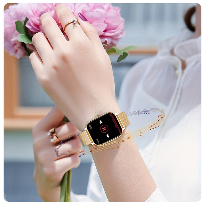 2024 Trendy Smartwatch with Full Touch Display & Wireless Calling - Fitness Tracker, Compatible for Android & iOS, Perfect Gift for Mother's Day, Father's Day, Valentine's, Holiday season