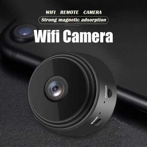 Smart Wireless Camera with Remote App, Battery/USB Dual Power Mode, Rechargeable Lithium Polymer Battery, Wi-Fi Enabled, ≤36V Operating Voltage, Live Monitoring Anywhere