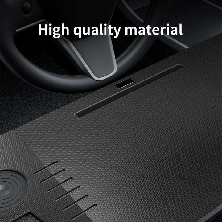 Desk Design for Tesla Model 3 / Y 2024 Car Steering Wheel Laptop Tray Food Desk Portable Office Table for Tesla