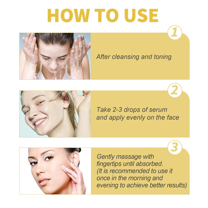 Absorbs Easily Wrinkle-resisting Essence Anti-aging Brighten Fade Fine Lines Strengthen Firm Face Neck Skin Venom Peptide Serum