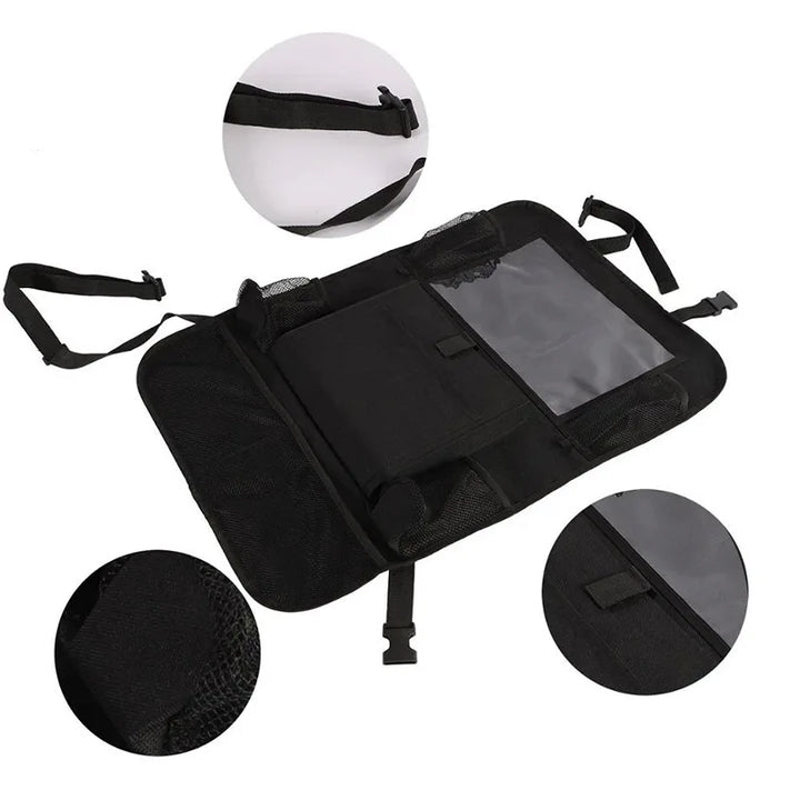 Car Backseat Organizer with Touch Screen Tablet Holder Auto Storage Pockets Cover Car Seat Back Protectors Car Accessories