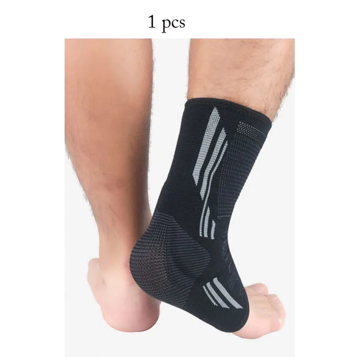 2020 New Men's Ankle Support Running Football Joints Protection Black Foot Bandage Elastic Ankle Brace Band Guard Sport Safety