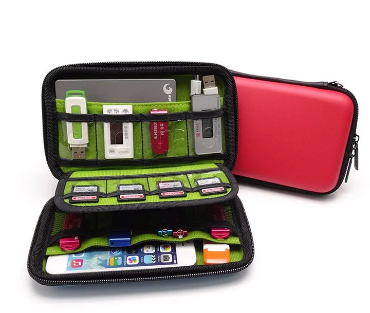 Cable Organizer Bag Headphones Case Power Bank Case Electronic Gadget Organizer Cable Bag USB Wires Charger Digital Storage Box