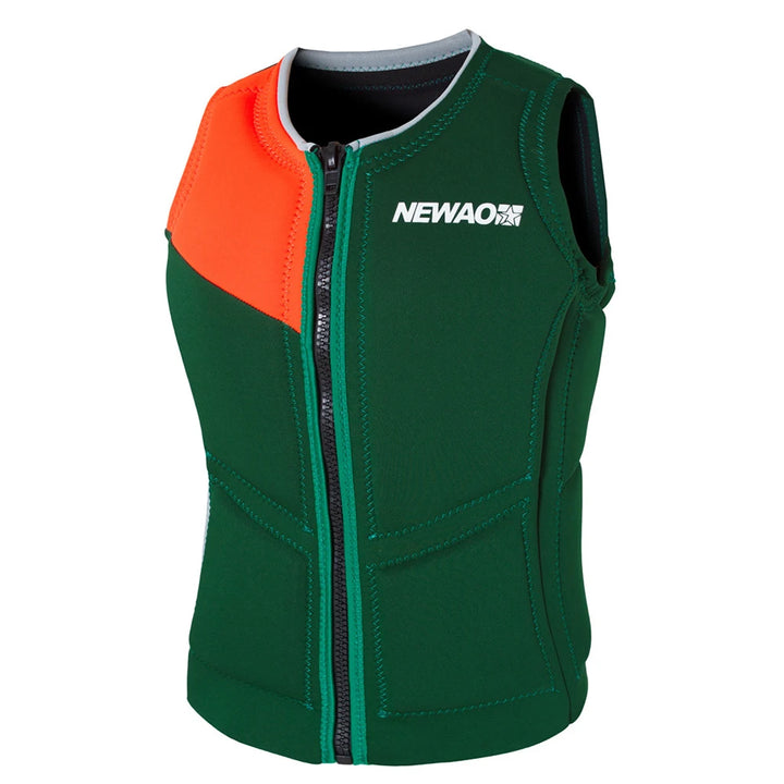 Outdoor Rafting Neoprene Life Jacket Adult Safety Life Vest Water Sports Fishing Kayaking Boating Swimming Drifting Tight Wear