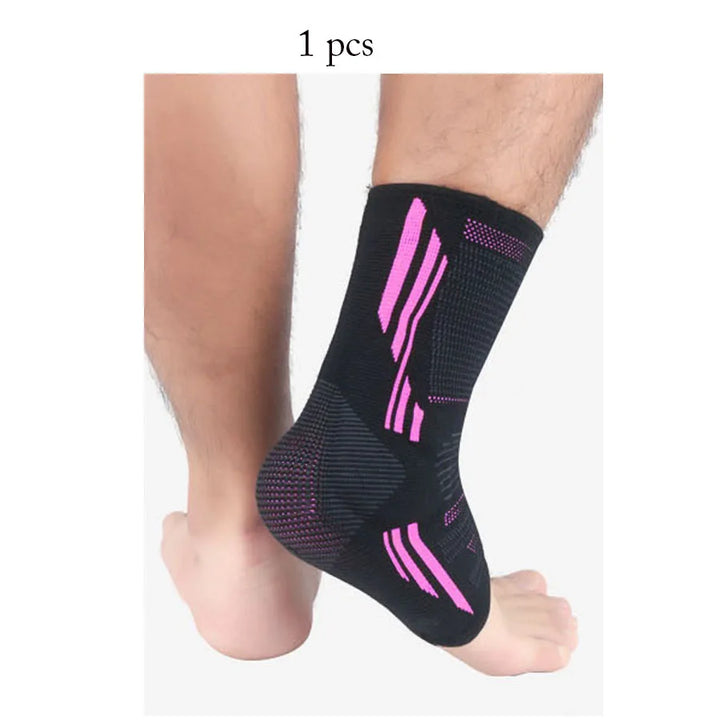 2020 New Men's Ankle Support Running Football Joints Protection Black Foot Bandage Elastic Ankle Brace Band Guard Sport Safety