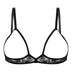 Womens Sheer Floral Lace Open Cups Bra Wireless Bra Adjustable Straps Unlined Bralette Sexy Lingerie Underwear Woman Bras Tops