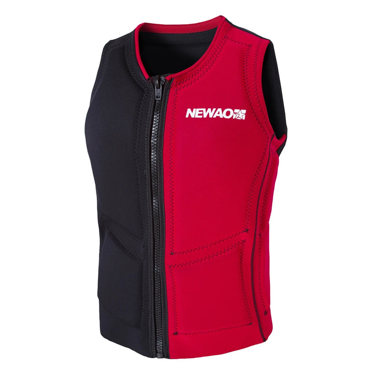 Outdoor Rafting Neoprene Life Jacket Adult Safety Life Vest Water Sports Fishing Kayaking Boating Swimming Drifting Tight Wear