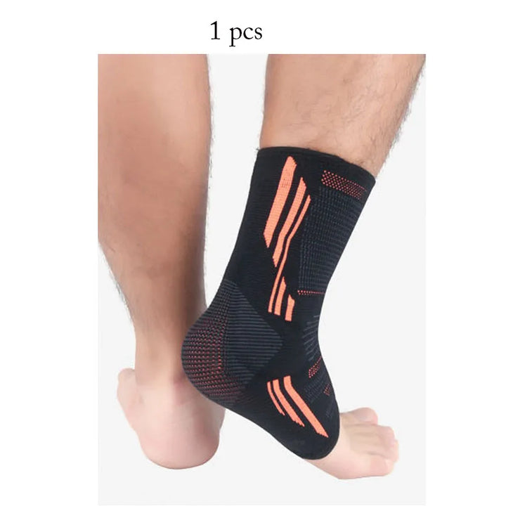 2020 New Men's Ankle Support Running Football Joints Protection Black Foot Bandage Elastic Ankle Brace Band Guard Sport Safety