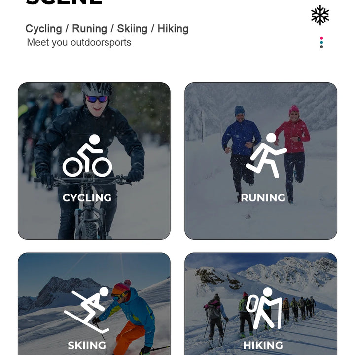 Winter Neck Warmer Gaiter Scarf Windproof Cycling Bandana Hiking Sport Running Skiing Camping Snowboard Half Face Mask Men Women