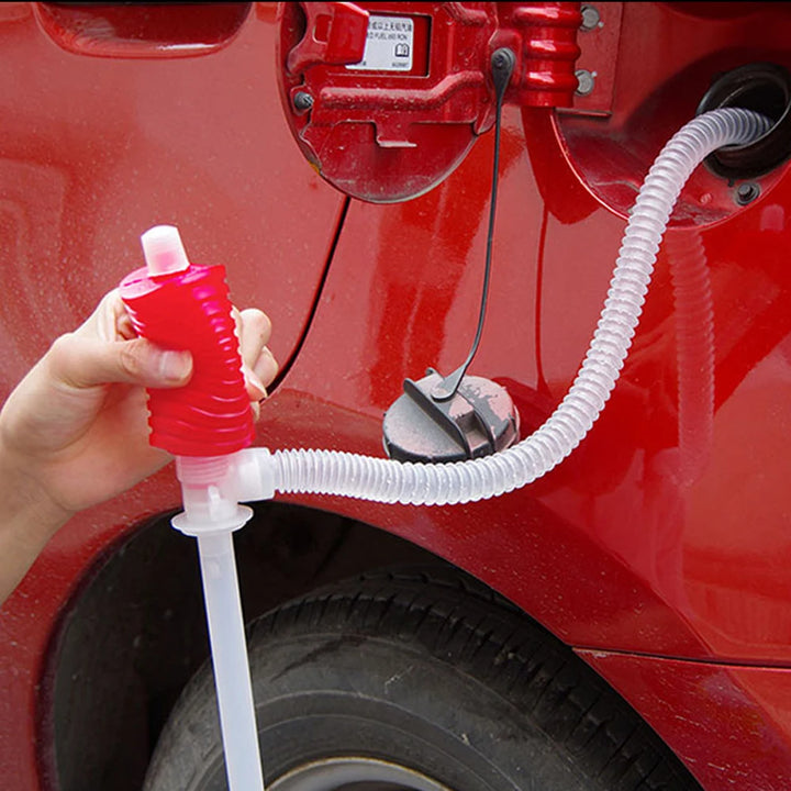 Manual Siphon Suction Water Chemical Liquid Pump Portable Car Truck Fuel Syphon Oil Gasoline Diesel Transfer Sucker Hand Pump