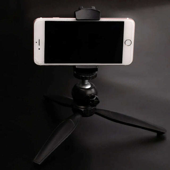 XILETU XJ13 Universal Tablet Clip Smartphone Holder Clip Stand w Mini Tripod Adjustable Bracket For Mobile Phones Ipro Tablets