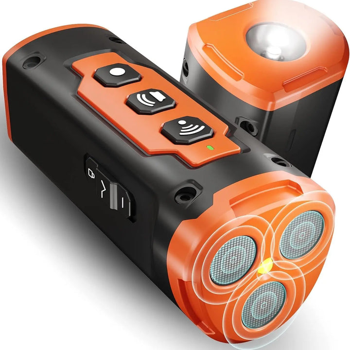 Handheld Rechargeable Outdoor Dog Repeller High Distance 49ft Ultrasonic Bark Control Made of Durable Plastic