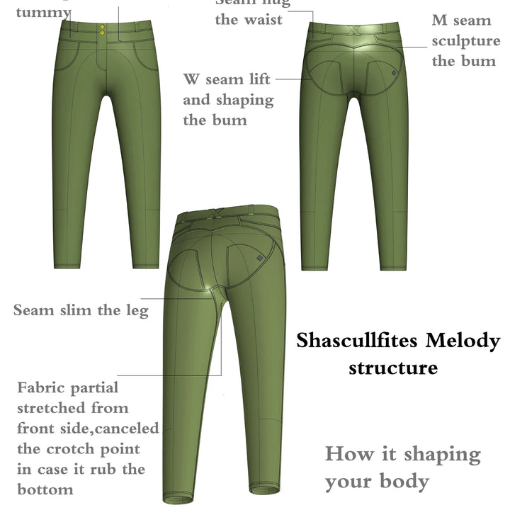 Shascullfites Melody Straight Trousers Patent Leather Leggings Red Pants Streetwear Women's Leather Pants Autumn Casual