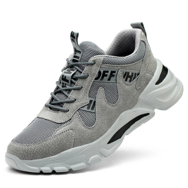 Men Work Safety Shoes Steel Toe Head Anti-puncture Anti-Stabbing Wearable Breathable Light Soft Sneakers Boots Construction