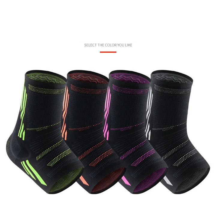 2020 New Men's Ankle Support Running Football Joints Protection Black Foot Bandage Elastic Ankle Brace Band Guard Sport Safety