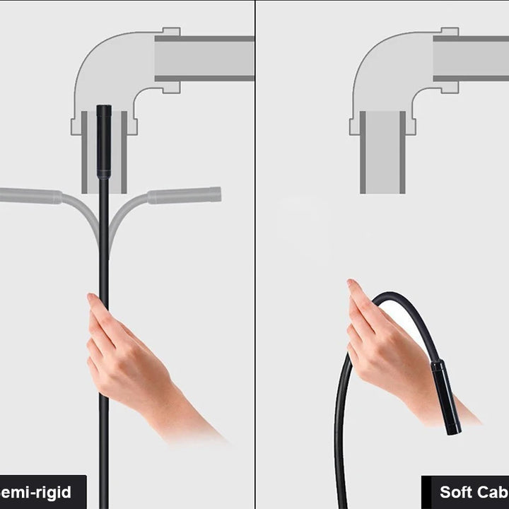 Type-c Android USB Endoscope Camera 7.0mm Hard Cable PC Android Phone Endoscope Pipe Type C Endoscope Inspection Mini Camera