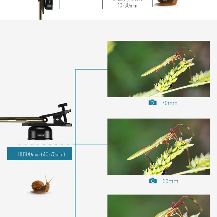 APEXEL For dropshipping camera phone lens 100mm macro Mobile lens macro Camcorder lenses for iPhone Samsung all smartphone