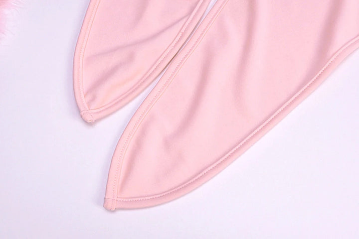 long sleeve fur V-neck wrapped bandage sexy crop tops autumn winter women streetwear club party outfits T-shirts
