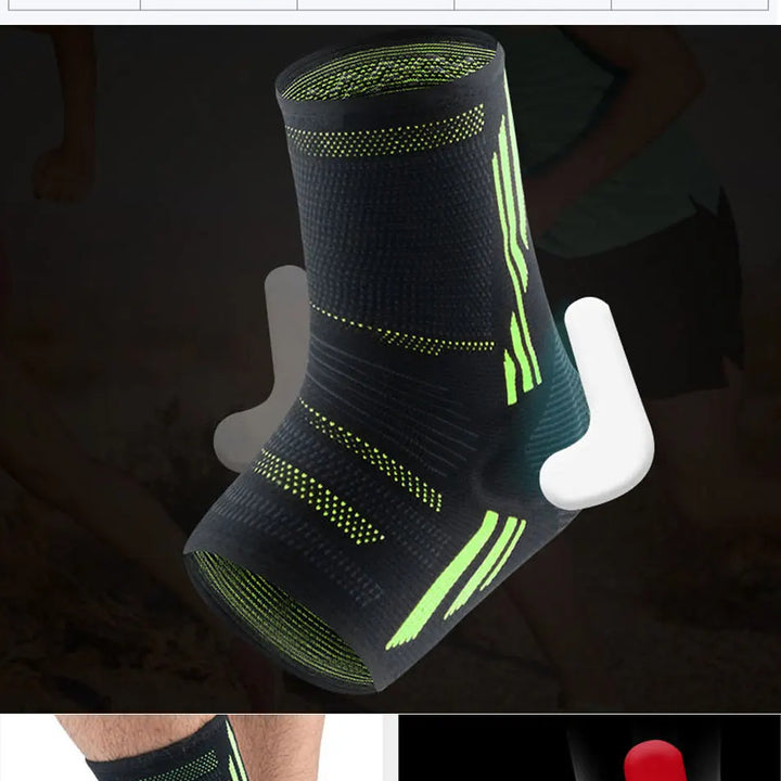 2020 New Men's Ankle Support Running Football Joints Protection Black Foot Bandage Elastic Ankle Brace Band Guard Sport Safety