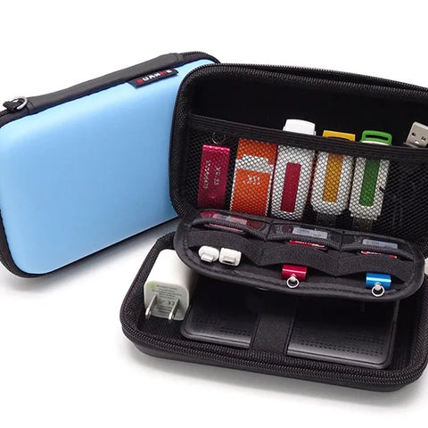 Cable Organizer Bag Headphones Case Power Bank Case Electronic Gadget Organizer Cable Bag USB Wires Charger Digital Storage Box