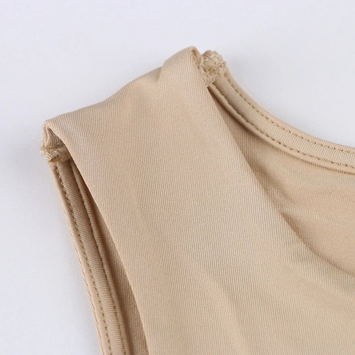 Cut Out Sexy Crop Off Shoulder Solid Skinny Sport Short Tops Women Tank Irregular Summer Tube Tops