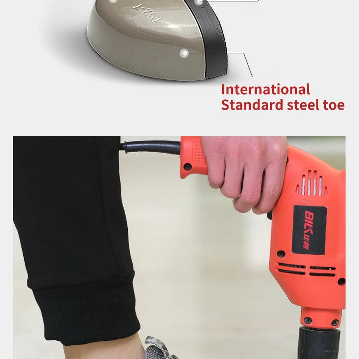 Men Work Safety Shoes Steel Toe Head Anti-puncture Anti-Stabbing Wearable Breathable Light Soft Sneakers Boots Construction