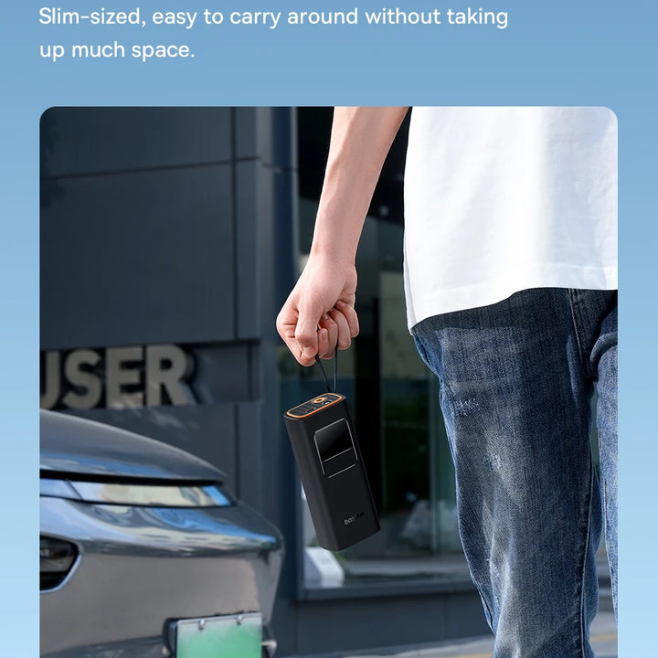 Baseus Wireless Air Pump Portable Air Compressor Smart Digital Electric Car Air Pump for Car Motorcycle Bicycle Inflator Pump