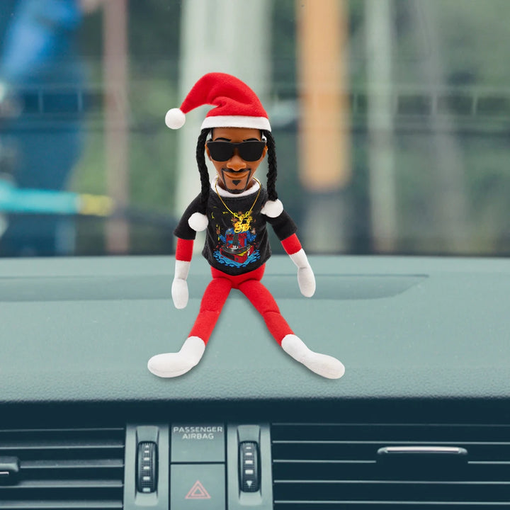 Snoop on The Stoop Christmas Elf Doll Small Plush Toys Shelf Decor Christmas Ornaments Plush Doll Toy Christmas Party Home Decor