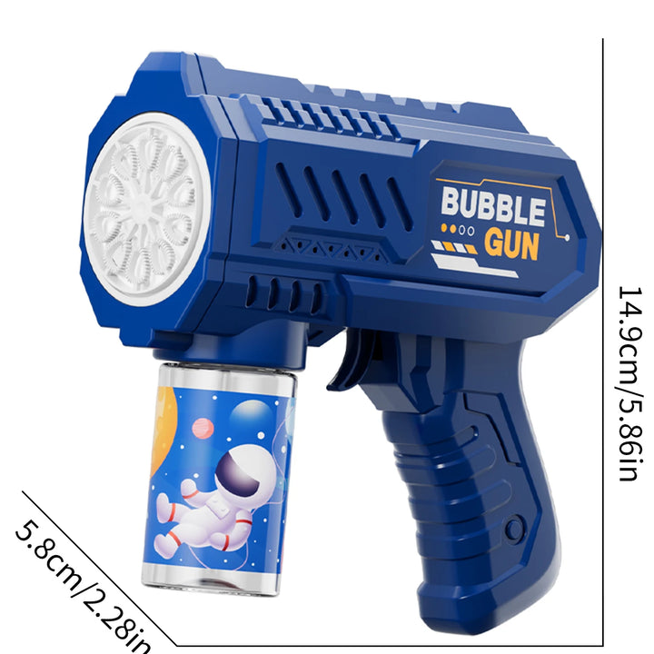 Fully automatic children's bubble machine luminous toy gift bubble gun bubble stick without battery without  bubble water