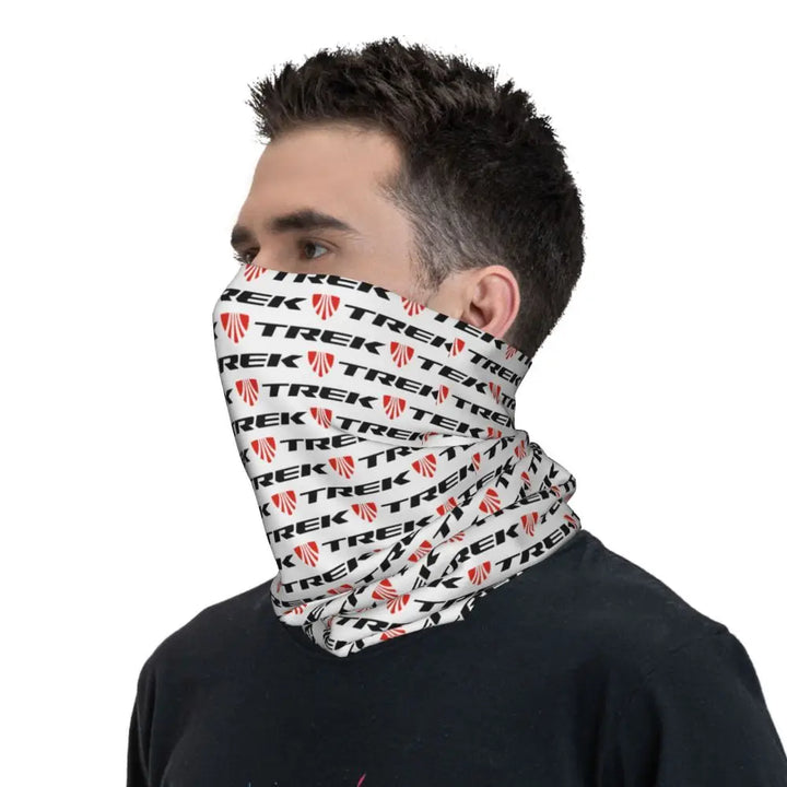 Custom Treks Bike Logo Bandana Neck Gaiter Windproof Face Scarf Cover Women Men Headwear Tube Balaclava
